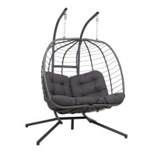 Ripptool FINSE 2-kohaline 142x106xH194cm, tumehall