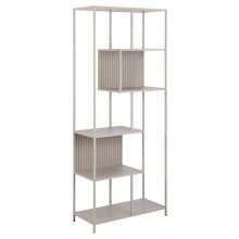 Bookcase SEAFORD 77x35xH185cm, grey