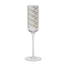 Champagne goblet NOVA H24cm, golden pattern
