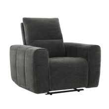 Recliner armchair MATIAS with electric mechanism, grey