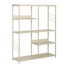 Riiul DIMITRA 100x30x124cm, beež