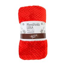 Plaid LIISA CORAL 150x200cm, red