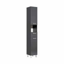 Tall bathroom cabinet 311, anthracite gloss