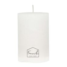 Fanni K Pillar candle Rustic 10x15 cm white