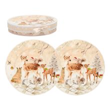 Plates MIA DEER 2pcs D19cm, in gift box