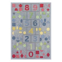 Ковер TÄHEMAA 140x200см, серебристый