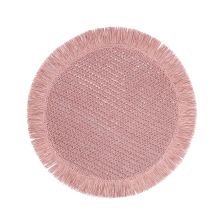 Lauamatt SUZAN D38cm jute, lilla