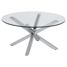 Coffee table HEAVEN D82xH40cm, glass