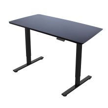 Desk ERGO FIT with 1 motor 120x60xH71,5-116cm, black