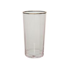 Glass STELLA H14,6cm, pink