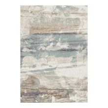 Carpet SANFORD-7, 133x190cm, blue/beige