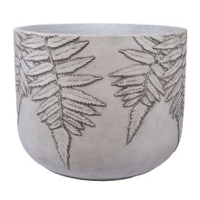 Plant holder FERN D55xH43.5cm, white/grey