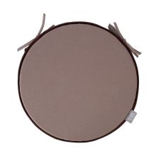 Cushion MY COTTON for chair D39cm, brown
