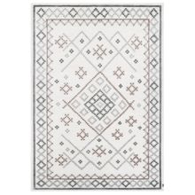 Wool carpet PALANGA 140x200cm, grey/beige