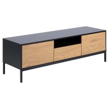 TV table SEAFORD 140x40xH45cm, oak