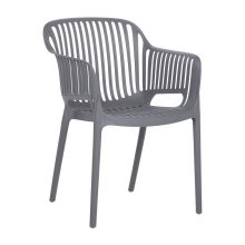 Chair POPPY grey plastic