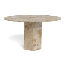 Обеденный стол NAXOS D130xH75см, коричневый