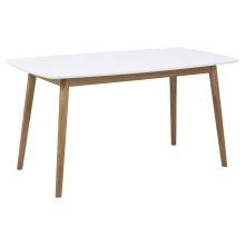 Dining table NAGANO 150x80xH75,5cm, white