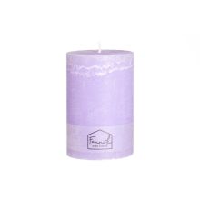 Fanni K Pillar candle Rustic 10x15 cm lavender