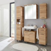Bathroom set 919 oak, LED