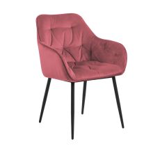 Стул BROOKE 58x55xH83см, VIC, ткань коралловая 76AC