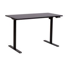 Töölaud ERGO LIGHT 1-mootoriga 120x60xH72,5-117,5cm, must