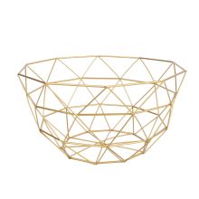 Candleholder NISSA D26xH13cm, golden