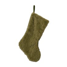 Christmas stocking FUN SWEET H53.3cm, green