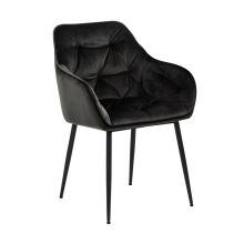 Chair BROOKE greyish brown/black