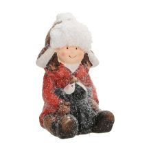 Decoration WISH H18.5cm, girl