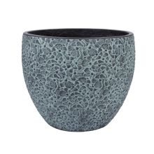 Plant holder FLORA D44xH36cm, black/grey