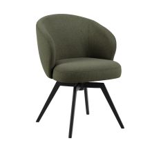 Обеденный стул с подлокотниками DARLENE зеленый