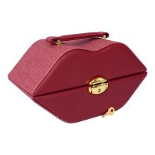 Jewelry box SEZANE LIPS 25x12x12.5cm, red