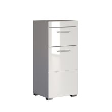 Нижний шкаф в ванную AMANDA 37x31xH79см, белый глянцевый/белый