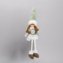Decoration FUN SAARA H59cm, girl, green