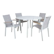 Aiamööblikomplekt SAVO laud ja 4 tooli