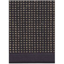 Carpet LIVOS 160x240cm, black, sisal rug