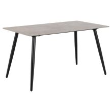 Dining table WICKLOW 140x80xH75cm, grey
