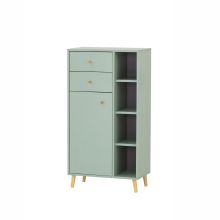 Bathroom cabinet BJARNE 60x33,5xH113cm, green