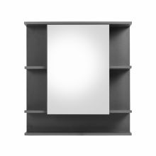 Mirror cabinet TETIS 72x20xH76cm, grey
