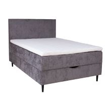 Континентальная кровать LAARA 120x200см, графит