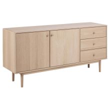 Sideboard ASTON 160x40xH75cm, light oak