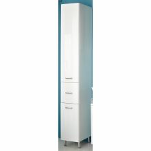 Tall bathroom cabinet 359, 30x33xH186cm, white