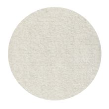 Carpet EDEN D200cm, white, velour pile