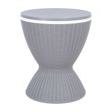 Bar set BELLE 3 in 1, grey plastic