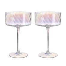 Wine goblet DOLCE 2pcs H17cm, transparent
