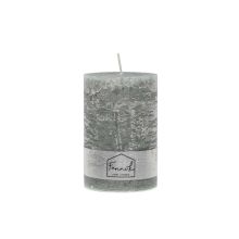 Fanni K Pillar candle Rustic 10x15 cm  agave green