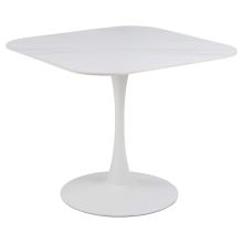 Dining table MALTA 90x90xH75cm, white