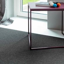 Carpet CREDO D160cm, black, flatweave
