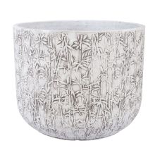 Plant holder LOUNA D55xH43.5cm, white/grey